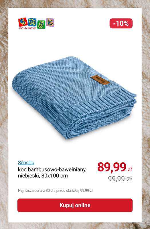 Smyk - gazetka promocyjna Do -25% na śpiworki i kocyki od środy 28.01 do poniedziałku 09.02 - strona 6