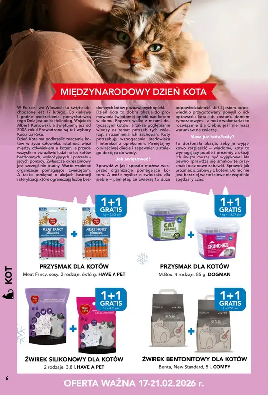 Aquael zoo - gazetka promocyjna Gazetka od poniedziałku 02.02 do soboty 28.02 - strona 6