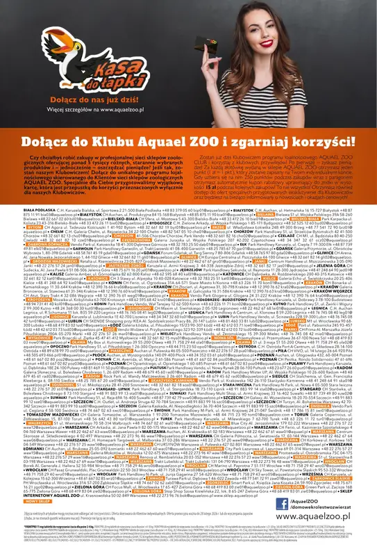 Aquael zoo - gazetka promocyjna Gazetka od poniedziałku 02.02 do soboty 28.02 - strona 15