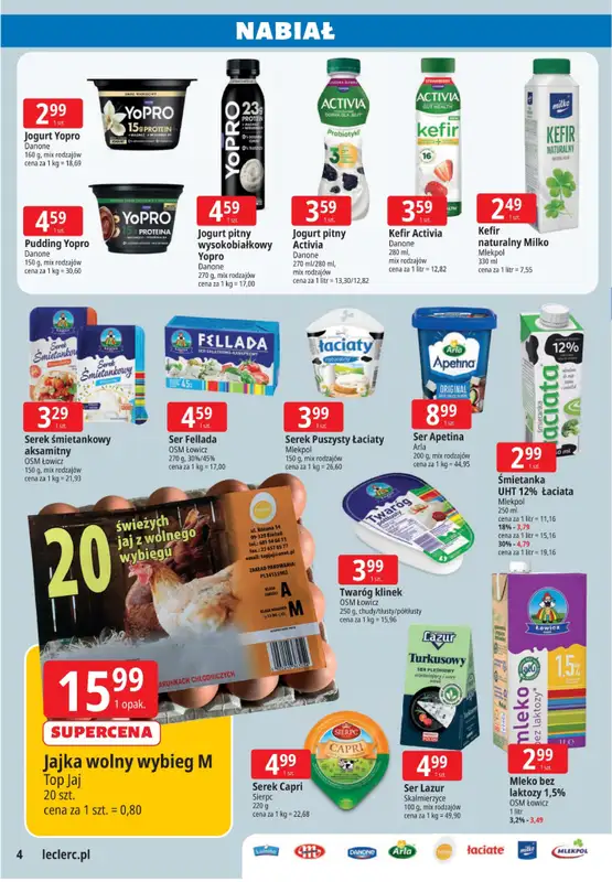 Leclerc - gazetka promocyjna Wybór w dobrej cenie od środy 28.01 do soboty 31.01 - strona 4
