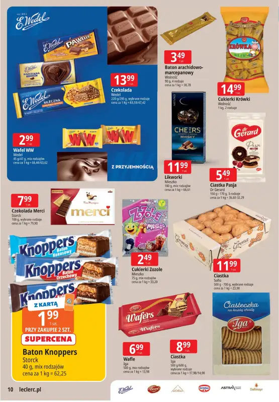 Leclerc - gazetka promocyjna Wybór w dobrej cenie od środy 28.01 do soboty 31.01 - strona 10