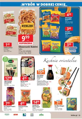 Leclerc - gazetka promocyjna Wybór w dobrej cenie od środy 28.01 do soboty 31.01 - strona 13