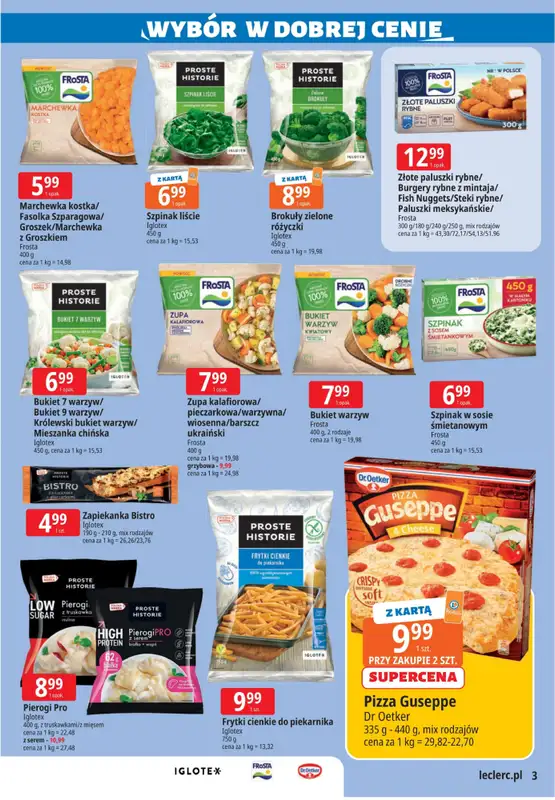 Leclerc - gazetka promocyjna Wybór w dobrej cenie od środy 28.01 do soboty 31.01 - strona 3