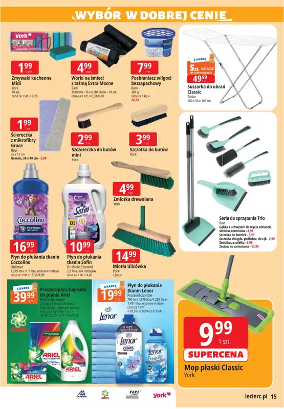 Leclerc - gazetka promocyjna Wybór w dobrej cenie od środy 28.01 do soboty 31.01 - strona 15