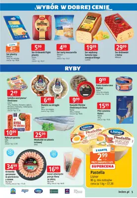 Leclerc - gazetka promocyjna Wybór w dobrej cenie od środy 28.01 do soboty 31.01 - strona 5