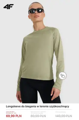 4F - gazetka promocyjna Okazje dla biegaczy od środy 28.01  - strona 4
