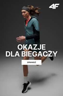4F - gazetka promocyjna Okazje dla biegaczy od środy 28.01 