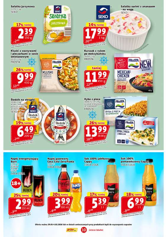 Prim Market - gazetka promocyjna Gazetka od czwartku 29.01 do środy 04.02 - strona 10