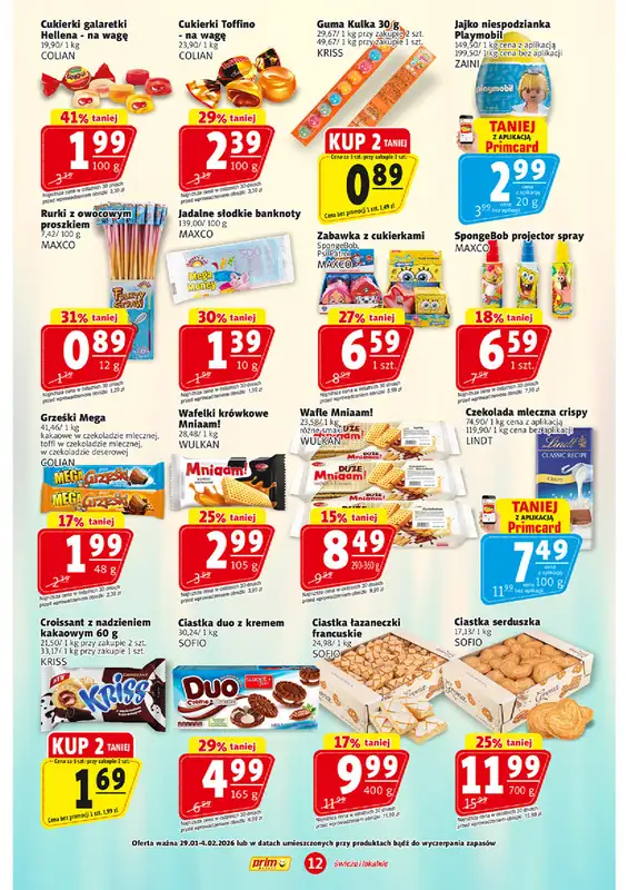 Prim Market - gazetka promocyjna Gazetka od czwartku 29.01 do środy 04.02 - strona 12