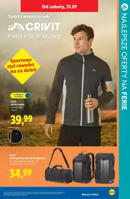 BEST SALE - gazetka promocyjna Najlepsze oferty na FERIE - odzież, akcesoria, czas wolny od środy 28.01 do soboty 31.01 - strona 9