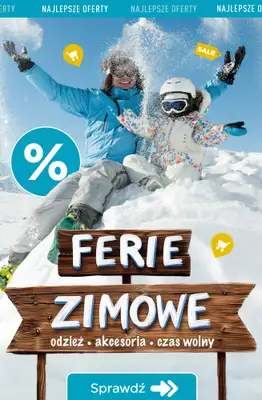 BEST SALE - gazetka promocyjna Najlepsze oferty na FERIE - odzież, akcesoria, czas wolny od środy 28.01 do soboty 31.01