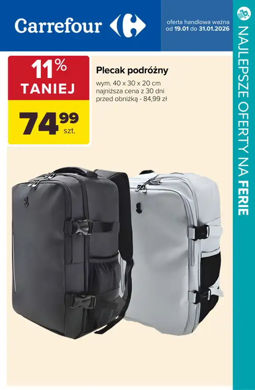 BEST SALE - gazetka promocyjna Najlepsze oferty na FERIE - odzież, akcesoria, czas wolny od środy 28.01 do soboty 31.01 - strona 14