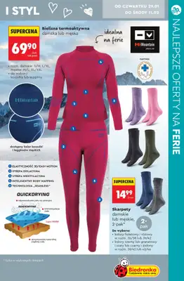 BEST SALE - gazetka promocyjna Najlepsze oferty na FERIE - odzież, akcesoria, czas wolny od środy 28.01 do soboty 31.01 - strona 2