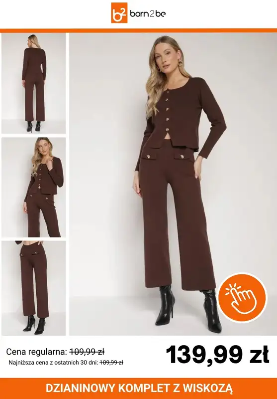 Born2be - gazetka promocyjna Komplety dzianinowe w super cenach! od środy 28.01 do poniedziałku 09.02 - strona 10