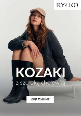 Ryłko - gazetka promocyjna Kozaki z SZEROKĄ CHOLWEKĄ - promocje od środy 28.01 do środy 04.02