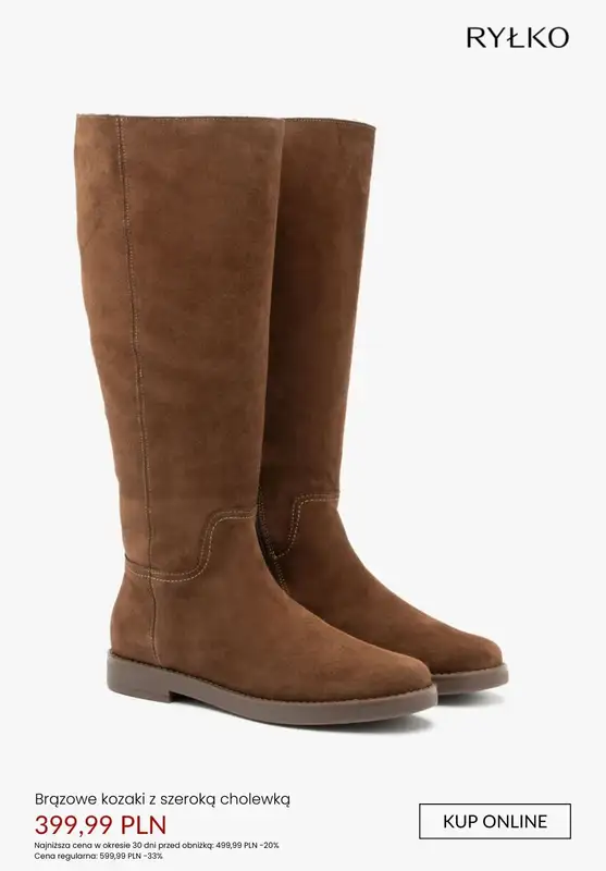 Ryłko - gazetka promocyjna Kozaki z SZEROKĄ CHOLWEKĄ - promocje od środy 28.01 do środy 04.02 - strona 2