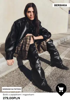 Bershka - gazetka promocyjna Kozaki z SZEROKĄ CHOLWEKĄ od środy 28.01  - strona 3