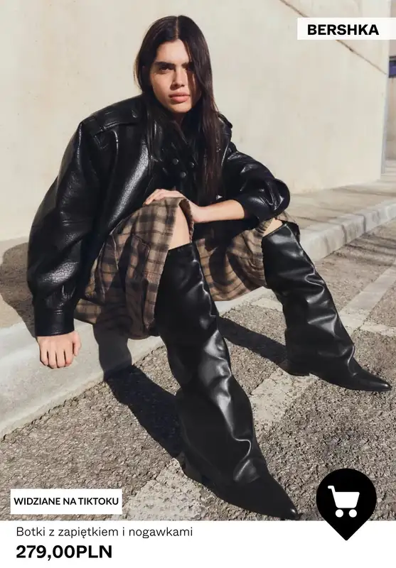 Bershka - gazetka promocyjna Kozaki z SZEROKĄ CHOLWEKĄ od środy 28.01  - strona 3