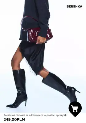 Bershka - gazetka promocyjna Kozaki z SZEROKĄ CHOLWEKĄ od środy 28.01  - strona 6