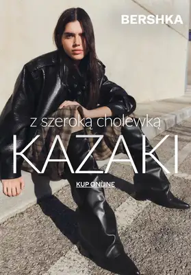 Bershka - gazetka promocyjna Kozaki z SZEROKĄ CHOLWEKĄ od środy 28.01 