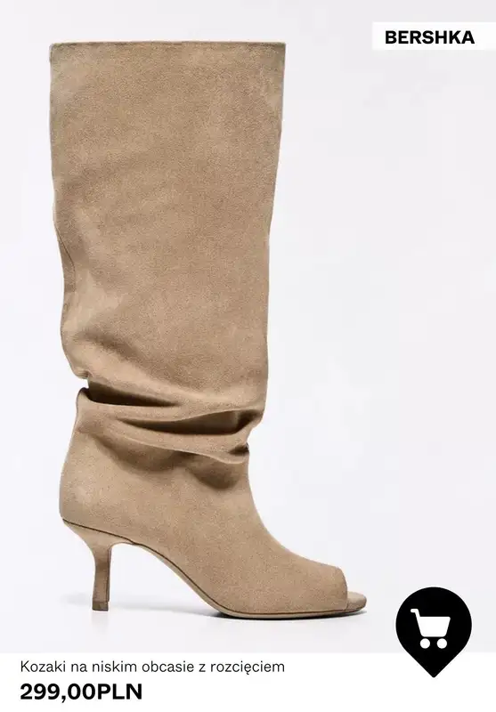 Bershka - gazetka promocyjna Kozaki z SZEROKĄ CHOLWEKĄ od środy 28.01  - strona 5