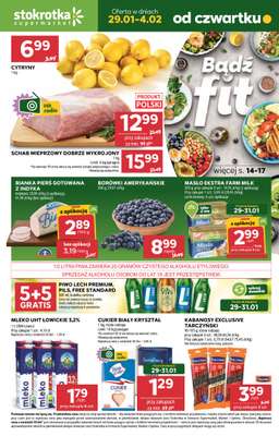 Stokrotka - gazetka promocyjna Gazetka Supermarket od czwartku 29.01 do środy 04.02