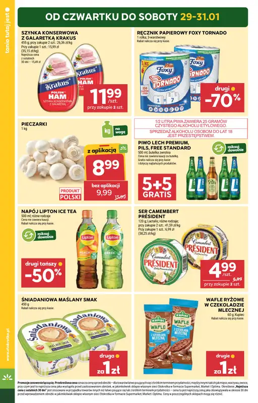 Stokrotka - gazetka promocyjna Gazetka Market od czwartku 29.01 do środy 04.02 - strona 2