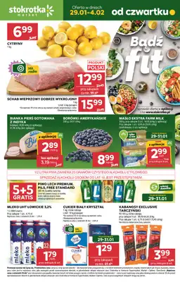 Stokrotka - gazetka promocyjna Gazetka Market od czwartku 29.01 do środy 04.02