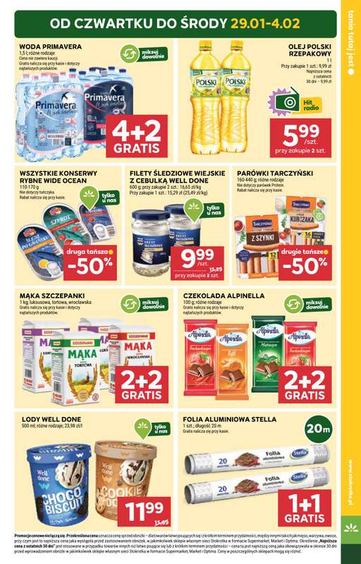 Stokrotka - gazetka promocyjna Gazetka Market od czwartku 29.01 do środy 04.02 - strona 3