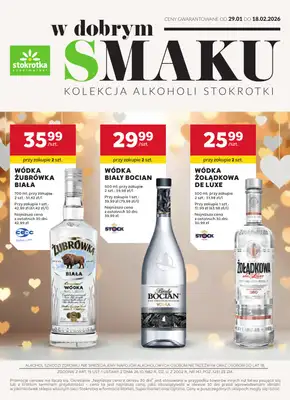 Stokrotka - gazetka promocyjna W dobrym smaku od czwartku 29.01 do środy 18.02