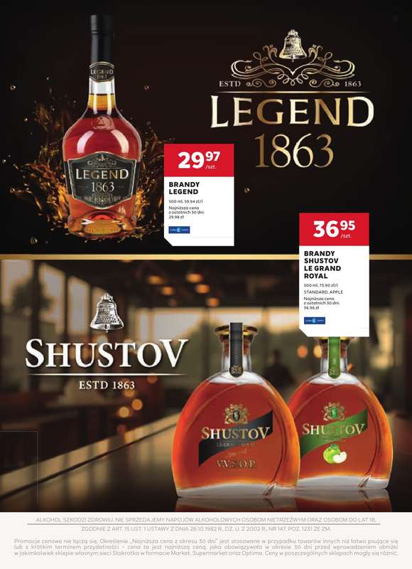 Stokrotka - gazetka promocyjna W dobrym smaku od czwartku 29.01 do środy 18.02 - strona 9