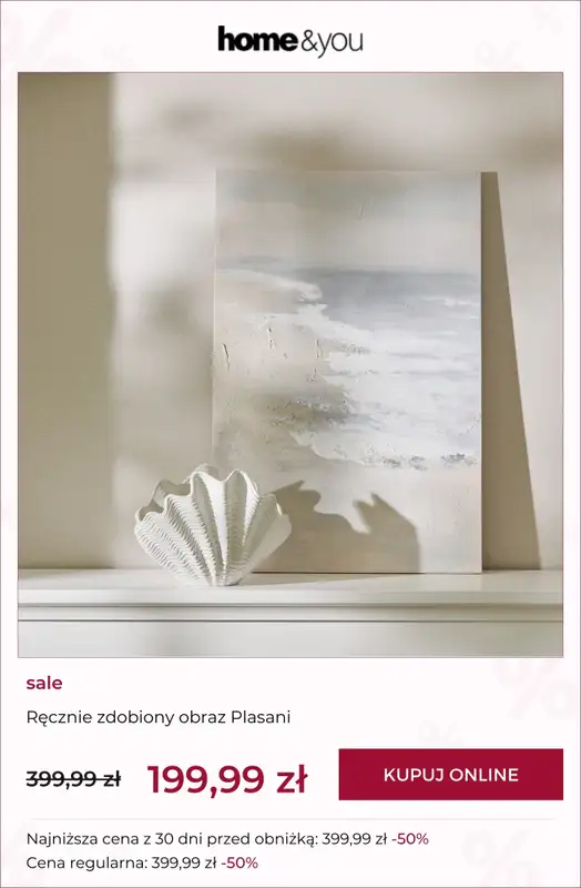 home&you - gazetka promocyjna SALE: dekoracje od środy 28.01 do czwartku 05.02 - strona 6