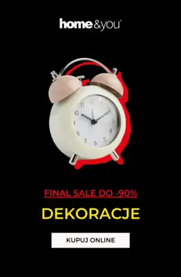 home&you - gazetka promocyjna SALE: dekoracje od środy 28.01 do czwartku 05.02