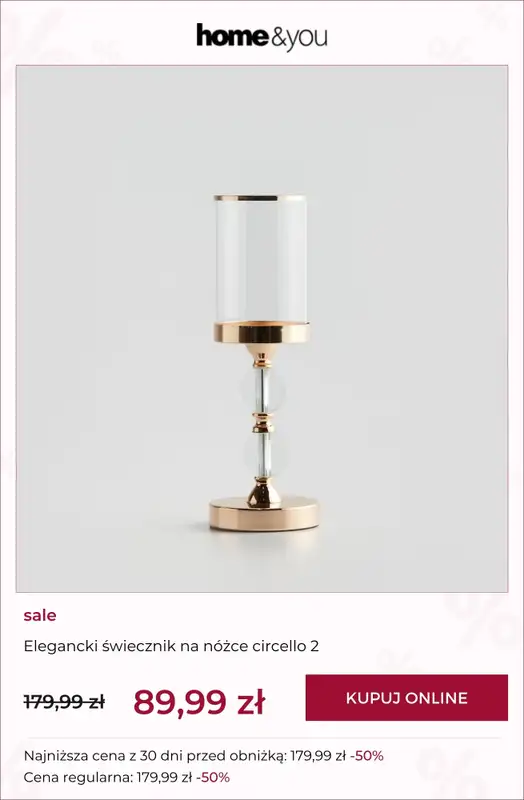 home&you - gazetka promocyjna SALE: dekoracje od środy 28.01 do czwartku 05.02 - strona 9