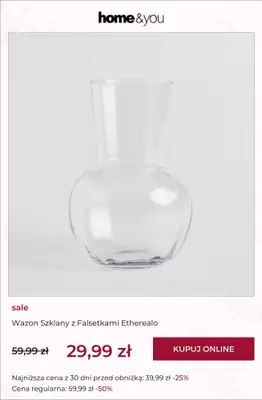 home&you - gazetka promocyjna SALE: dekoracje od środy 28.01 do czwartku 05.02 - strona 8
