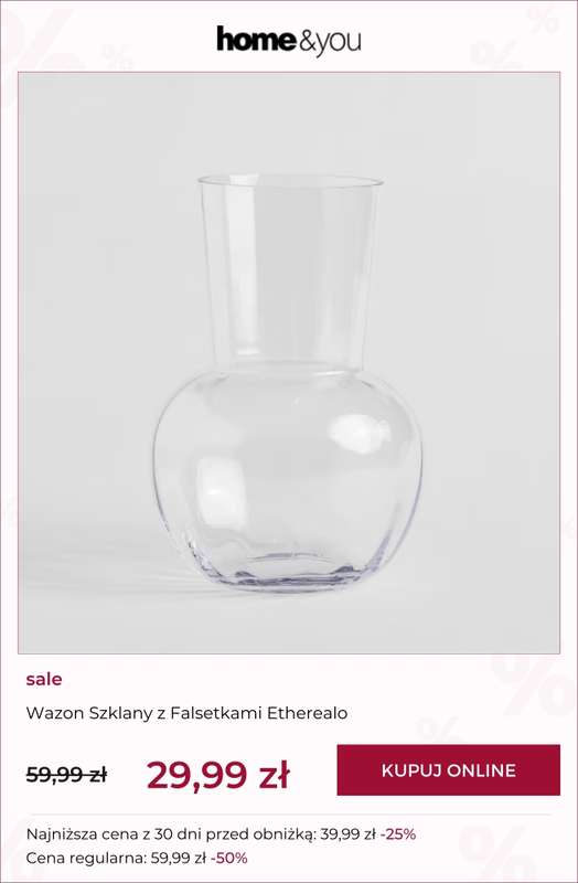 home&you - gazetka promocyjna SALE: dekoracje od środy 28.01 do czwartku 05.02 - strona 8
