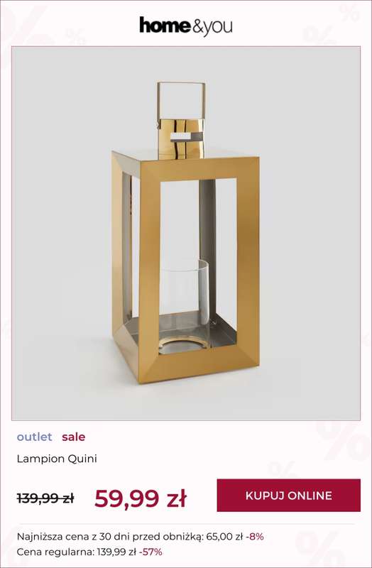 home&you - gazetka promocyjna SALE: dekoracje od środy 28.01 do czwartku 05.02 - strona 4