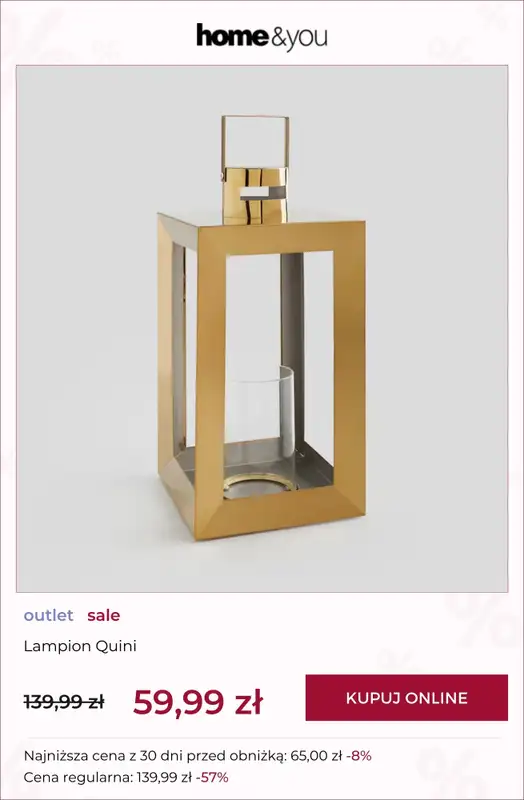 home&you - gazetka promocyjna SALE: dekoracje od środy 28.01 do czwartku 05.02 - strona 4