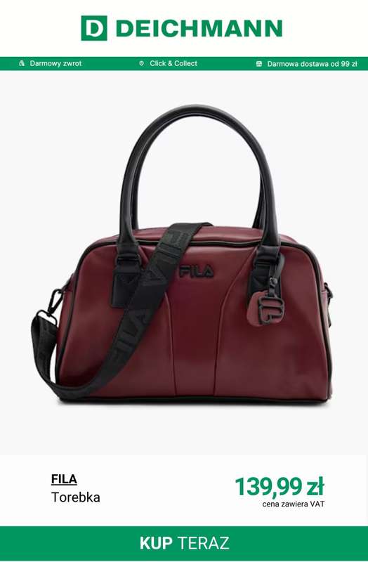 Deichmann - gazetka promocyjna Modny burgund od środy 28.01  - strona 6