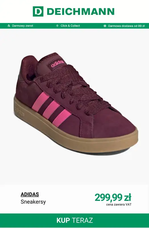 Deichmann - gazetka promocyjna Modny burgund od środy 28.01  - strona 2