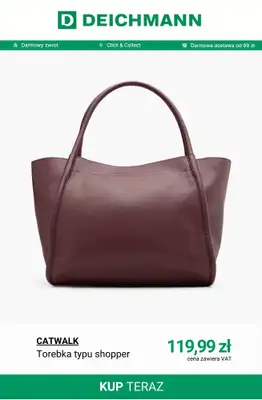 Deichmann - gazetka promocyjna Modny burgund od środy 28.01  - strona 4