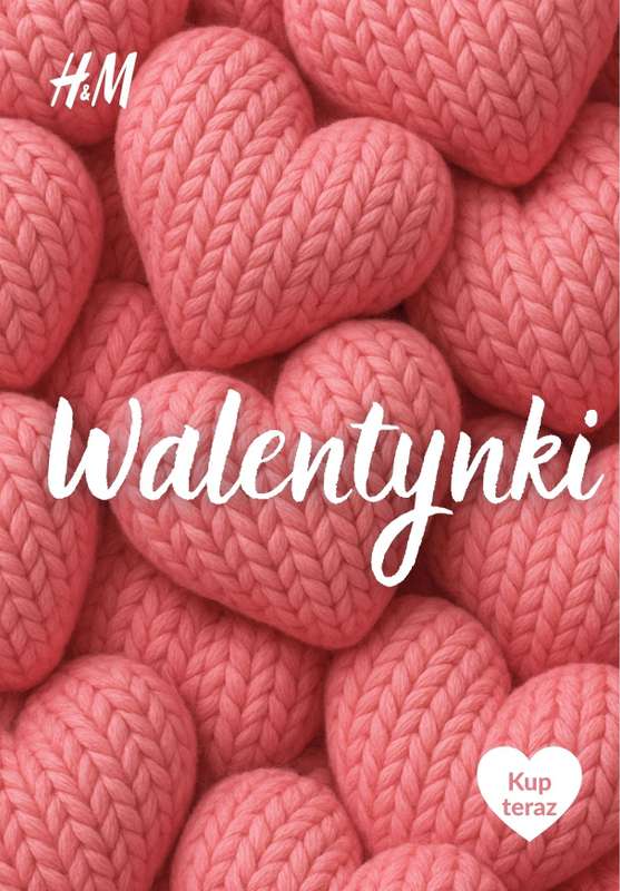 H&M - gazetka promocyjna WALENTYNKI - stylizacje dla niej od środy 28.01 