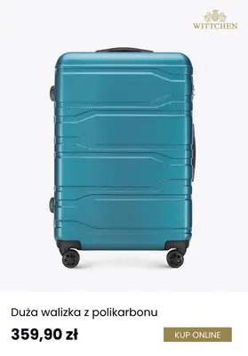 BEST SALE - gazetka promocyjna Wittchen | Walizki do 20% od środy 28.01  - strona 6