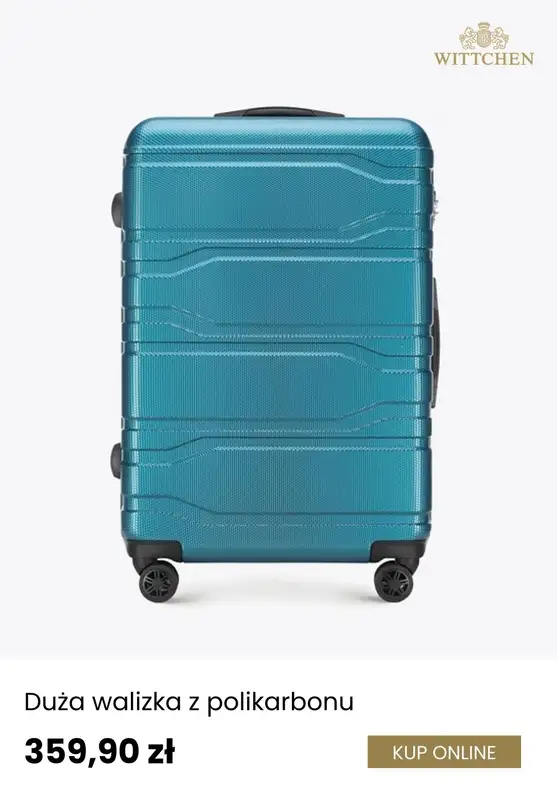 BEST SALE - gazetka promocyjna Wittchen | Walizki do 20% od środy 28.01  - strona 6