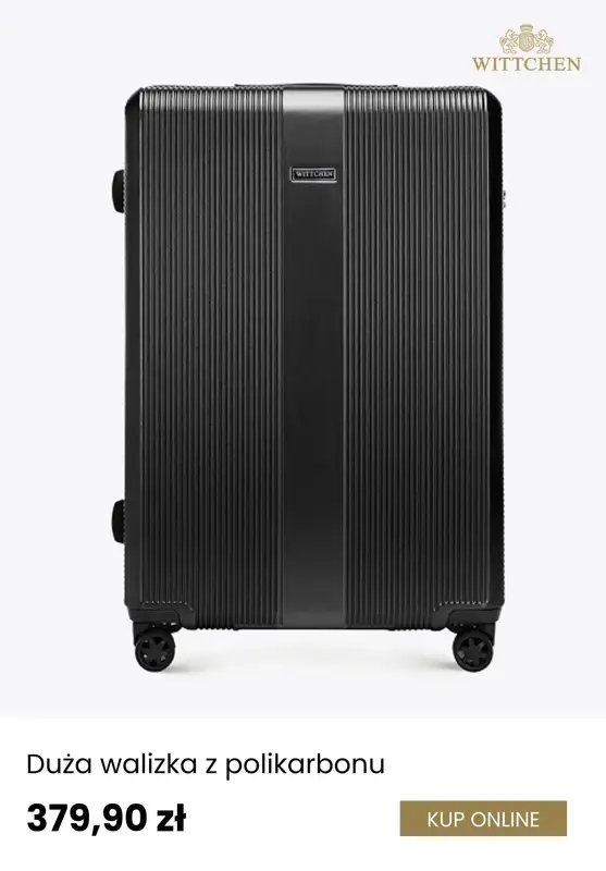 BEST SALE - gazetka promocyjna Wittchen | Walizki do 20% od środy 28.01  - strona 4