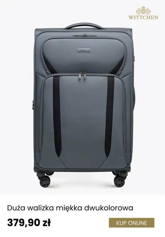 BEST SALE - gazetka promocyjna Wittchen | Walizki do 20% od środy 28.01  - strona 5