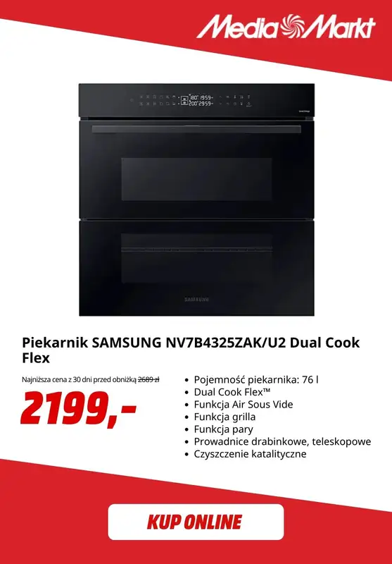 Media Markt - gazetka promocyjna -32% na wybrane produkty dużego AGD Samsung od środy 28.01 do soboty 31.01 - strona 3