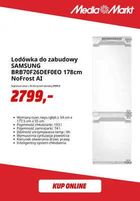 Media Markt - gazetka promocyjna -32% na wybrane produkty dużego AGD Samsung od środy 28.01 do soboty 31.01 - strona 6