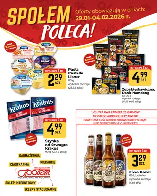 Społem Częstochowa - gazetka promocyjna Plakaty promocyjne od czwartku 29.01 do środy 04.02 - strona 3