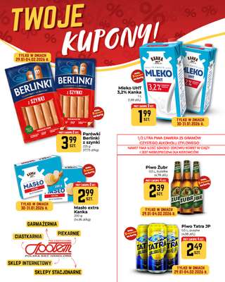 Społem Częstochowa - gazetka promocyjna Plakaty promocyjne od czwartku 29.01 do środy 04.02 - strona 2